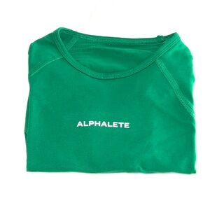 Alphalete Amplify Emerald Green Crop Top